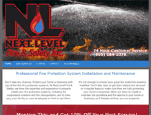 Tablet Screenshot of nextlevelfire.com